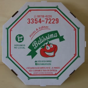 Caixa de Pizza Octagonal